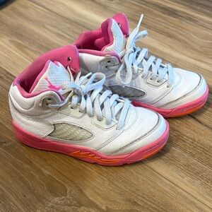 NIKE JORDAN’S Pink and Orange Shoes